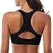 Mirity Women Racerback Sports Bras - High Impact Workout Gym Activewear Bra Color Black,grey,green,blue,pink XL,5 Pack