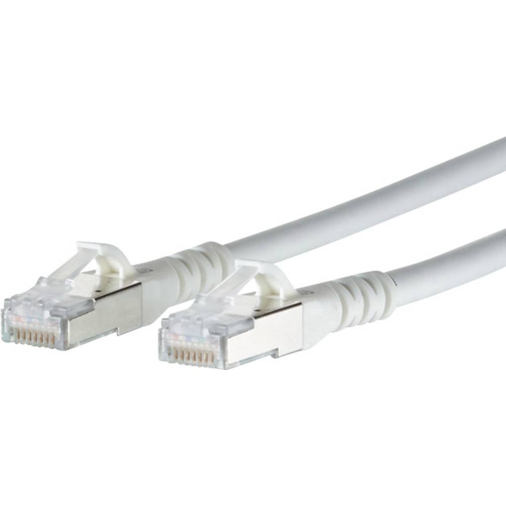 BTR 1308455088 Patch Cable Category 6 A 10 Gbit 500 MHZ PIMF S/FTP 5 m White