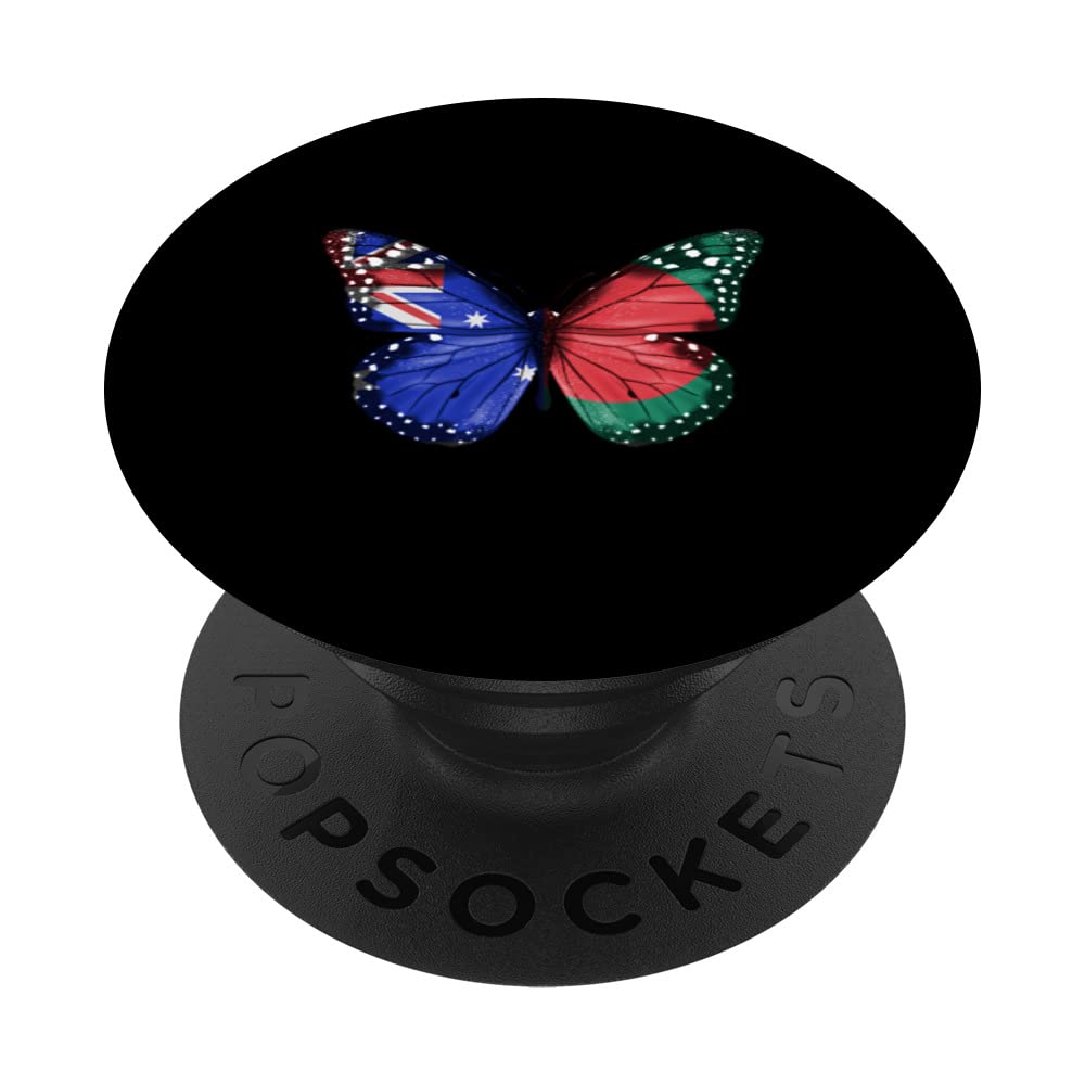 Australian Bengali Flag Butterfly PopSockets Swappable PopGrip
