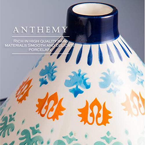 Clay-CasseroleMini-Tagine-PotPainted-Ceramic-Casserole-Clay-Pot-with-LidOriginal-Moroccan-Handmade-Clay-Cooking-DishStovetop-Cookware-for-Slow-Cooking-A-25185cm