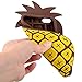 iPhone SE Case, MC Fashion Cute Vivid 3D Summer Fruit Pineapple Soft Silicone Phone Case for Apple iPhone 5/5S/SE (Pineapple)