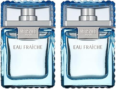 Versace Man Eau Fraiche, 0.17 Ounce (Pack of 2)