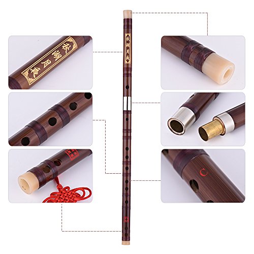 ammoon Flute Dizi Music Chinese Pluggable Bamboo Bitter Traditional