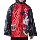 Minnie Mouse Little Girls' Red Rain Slicker Raincoat (3T)