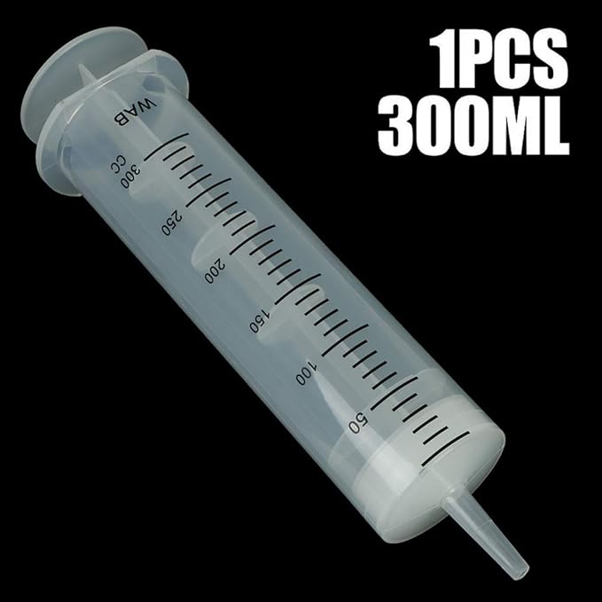 1 Piece 300ml Kitchen Syringe Glue Syringe Plastic Syringe, Large