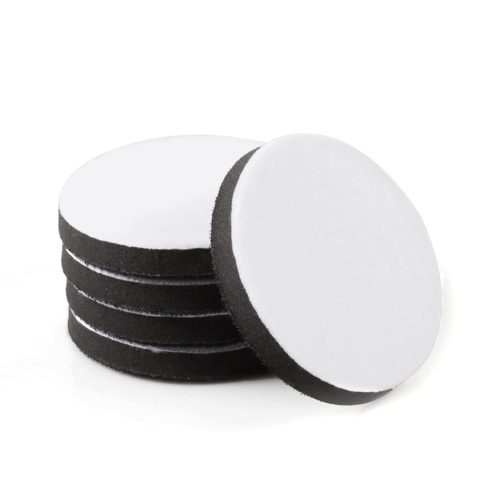 SPEEDWOX 4 Inches Hook and Loop Soft Foam Buffering Pad 5 Packs Soft Density Interface Pads for Sanding Pad
