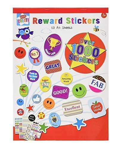 Kids Create Animal Sticker Book - Over 1000 Multicoloured Animal Print Stickers - Perfect for Arts & Crafts, Ages 3+