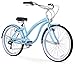 Firmstrong Bella Classic Women's Beach Cruiser Bike, 7 Speed Hybrid Bicycle, 26 Inch Wheels, Baby Blue