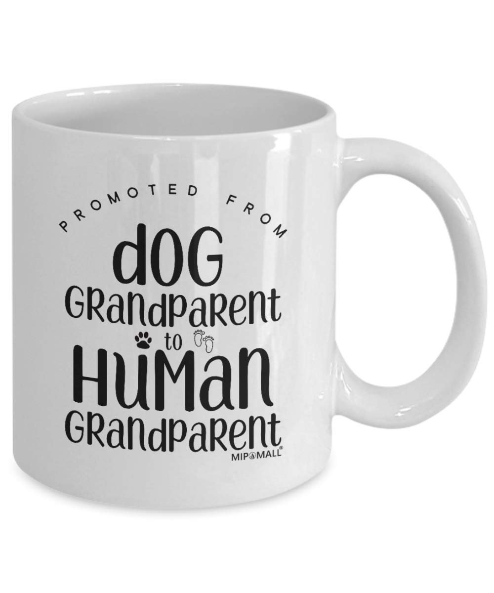 Pregnancy Announcement, Grandad Grandma to Be Gifts from Bump Baby, Fathers Day Mug for Dog Grand Parents, Coffee Cup Tea Ideas, Human Reveal Best Family Promoted, Christmas Presents, MG1555