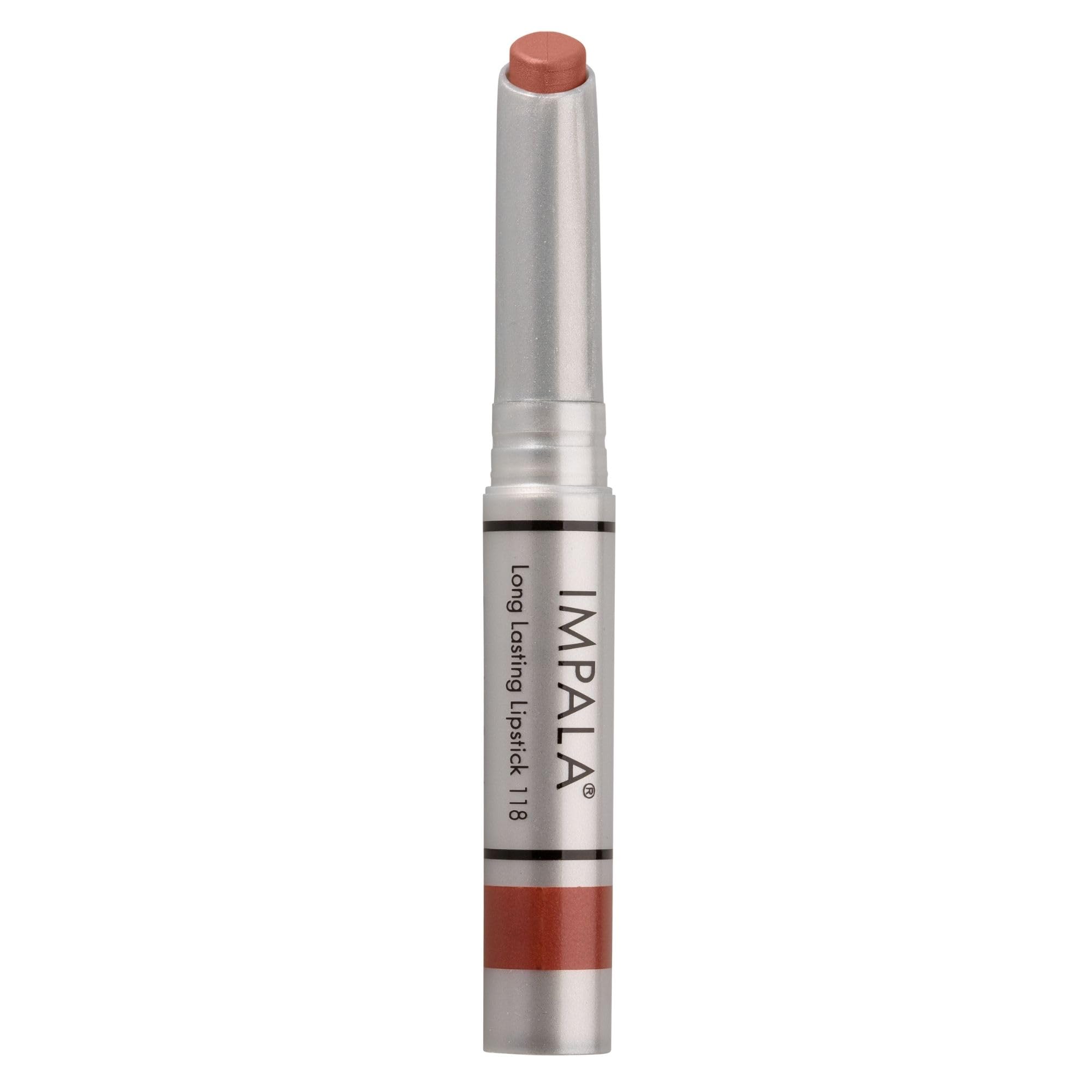 IMPALA | Longlasting Lip Color Coral Pink No. 118 | Permanent Lipstick Creamy Texture | Long-Lasting | Hydrating Full-Coverage Lip Color | Moistureizes and Nurtures