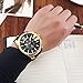 CURREN Men Watches Luxury Gold Male Fashion Leather Strap Outdoor Casual Sport Wristwatch with Big Dial