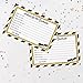 Graduation Party Advice Cards For The Graduate - Set of 25 (Gold and Black)