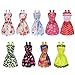 Total 50pcs -9 Pack Doll Clothes Party Gown Outfits +41pcs Different Doll Accessories Shoes bags Glasses Necklace Tableware Mirror For for Barbie doll Girl Birthday Gift