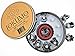 JOKUMO 11 Piece Round Linzer Cookie Cutter Set – High Grade 430 Stainless Steel - with Storage Tin