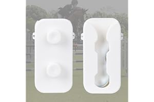 Plastic Jump Cup Adapter for Equestrian Show Jumping — Automatic Release Safety Lock Holder for Horse Competition Obstacle Cu