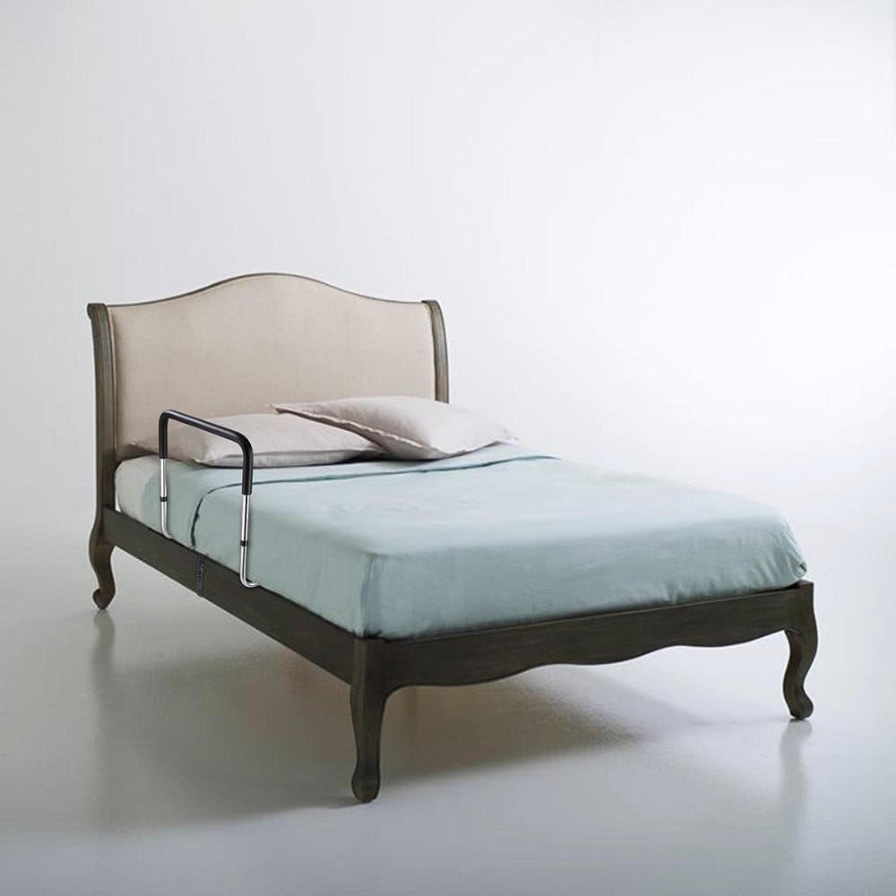 AW Medical Supply Bed Rail Handle Adjustable Height Bed Assist Bar Grab Bar Safety Hand Rail with Safety Strap: Health & Personal Care