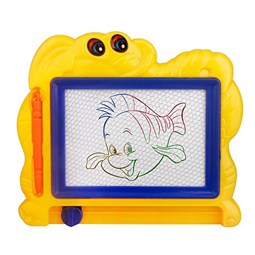 Catnew Children Kids Early Intellection Toys Magnetic Drawing Board Sketch Pad Doodle Writing Craft Art- Random Color Style