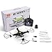 Holy Stone HS110 FPV RC Drone with Camera 720P HD Live Video WiFi 2.4GHz 4CH 6-Axis Gyro RC Quadcopter with Altitude Hold, One Key Return and Headless Mode Function RTF, Color Black