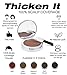 Thicken It 100% Scalp Coverage Hair Powder - MEDIUM BROWN - Talc-Free .32 oz. Water Resistant Hair Loss Concealer for men and women. Naturally Thicker Than Hair Fibers & Spray Concealers