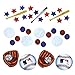 Cool Major League Baseball Party Confetti Decoration Value Pack, Foil, 1.2 oz..