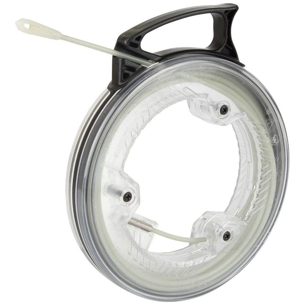 Klein Tools 50550 20-Foot Glow In The Dark Fish Tape, Fiberglass with Nylon Tip and Stainless-Steel Connector for Fish Rod Attachments