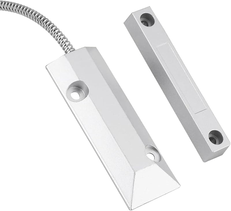 Fictory Magnetic Door Sensor Wired Security Contact Alarm for Home Garage Shop