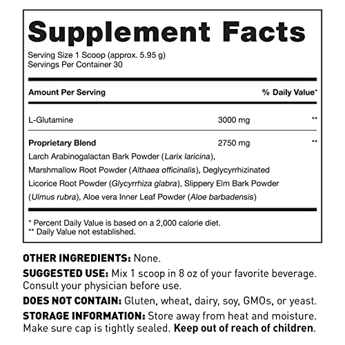 Dr. Amy Myers Revive Powder for Leaky Gut Repair L Glutamine Powder