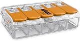 WAGO 221-415 25 Piece Connection Block 5 Conductors 0.14-4 mm² Orange view 2