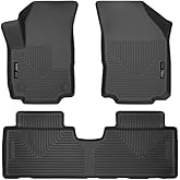Husky Liners Weatherbeater Floor Mats | Fits 2018-2024 Chevrolet Equinox | Front & 2nd Row, 3-pc Black - 99131