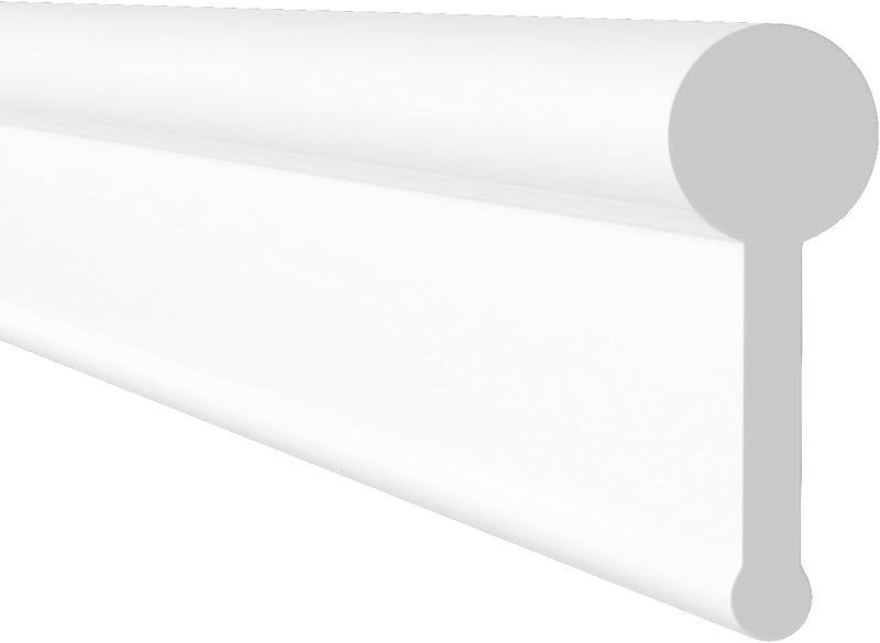 HNNHOME Soft Shower Screen Seal Strip White 1.2 Meter Folding Door Rubber