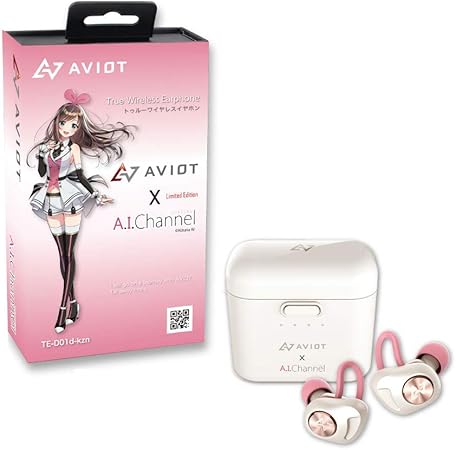 Amazon Co Jp キズナアイ Aviot コラボレーションモデル 第二弾 Te D01d Kzn 完全ワイヤレス Bluetoothイヤホン Iphone Android 対応 White 家電 カメラ