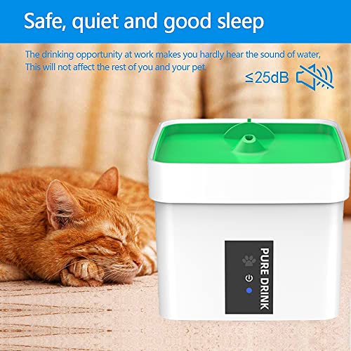 Cat Fountain Automatic Pet Water Fountain Pet Water Dispenser, Dog/Cat Health Caring Fountain and Hygienic Dog Fountain (Small Fountain)