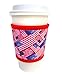 Joe Jacket Wine Glass Insulator, Neoprene Sleeve Drink Holder - American Pride (many colors avail.)