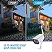 Outdoor Security Camera, 1080P WiFi Camera Wireless Surveillance Cameras, IP Camera with Two-Way Audio, IP66 Waterproof, Night Vision, Motion Detection, Activity Alert, Deterrent Alarm - iOS, Android