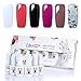 Elite99 Gel Polish Soak Off Gel Nail Polish UV LED Nail Art Gift Box Set of 6