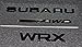 For SUBARU WRX BLACK REAR BADGE BUNDLE (SAVE $$$$ with Bundle) 2015+ WRX/STI (Glossy Black)