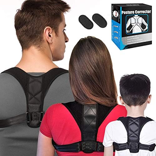 ATNKE Posture Corrector Spinal Support for Men Women Kids - Upper Back Clavicle Support Brace For Providing Pain Relief from Neck,Back, Shoulder And Bad Posture -for Slouching & Hunching