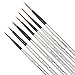 Detail Paint Brushes, 7 Small Brushes for Extra Fine Detailing, Art Painting - Acrylic, Watercolor, Oil, Miniatures, Models, Airplane Kits, Nail by Dainayw