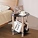 Tempered Glass End Table,Sofa Table ,Night Table ET1001