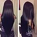 Dinoce Compatible with Longqi Beauty Brazilian Straight Hair 3 Bundles Remy Silky Straight Virgin Human Hair 300g 18 20 22 Inches Natural Color