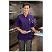 Five Star 18028 Women's Short Sleeve Executive Chef Coat Purple 2XL