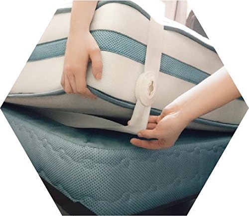 Bed Sheet Fasteners By SheetLock – "SMALL" Fits Twin and Kids beds -- Keep The Sheet Taut & In Place – Easy To Install Grippers – Hidden From View --Works For All Bed Types (SMALL)