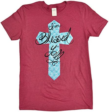 I'm Blessed Y'all Antique Heliconia T-Shirt by Tees2urdoor 3XL