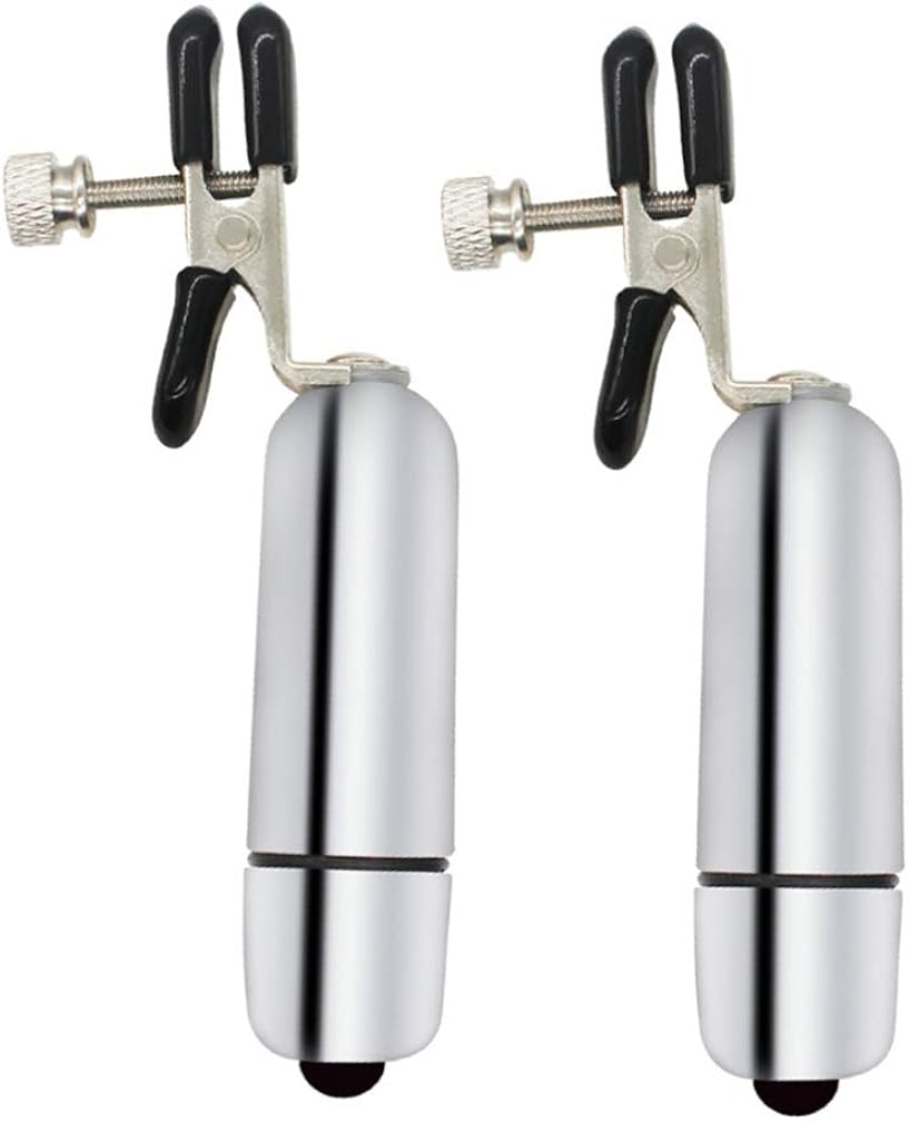 EXCEART 1 Pair Nipple Clips Non Piercing Nipple Rings Nipple Clamps for