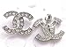 Jolie-Ice(R) KC Luxury Classic Silver Earrings With Crystals High Sparkle (Medium).