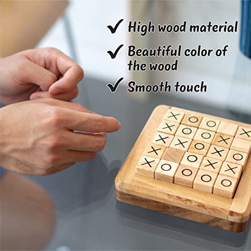 Tic Tac Toe Game Family Board Game Coffee Table Outdoor Toy Kids Level