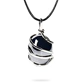 Ayana Crystals Hematite Crystal Healing Necklace for Women – Genuine & Handcrafted, Raw Hematite Pendant for Spiritual Balance, Aries Birthstone, Root Chakra Energy
