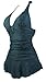 Cocoship Retro Vintage Polka Dot One Piece Pin Up Bikini Monokinis Swimsuit