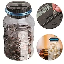 Coin Piggy Bank Saving Jar, Winnsty Digital Coin