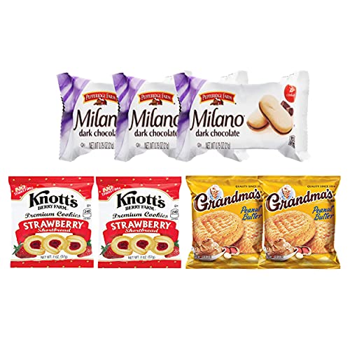 Cookies Snacks Variety Pack for Adults Individually Wrapped Assortment Bulk (30 count) Snack